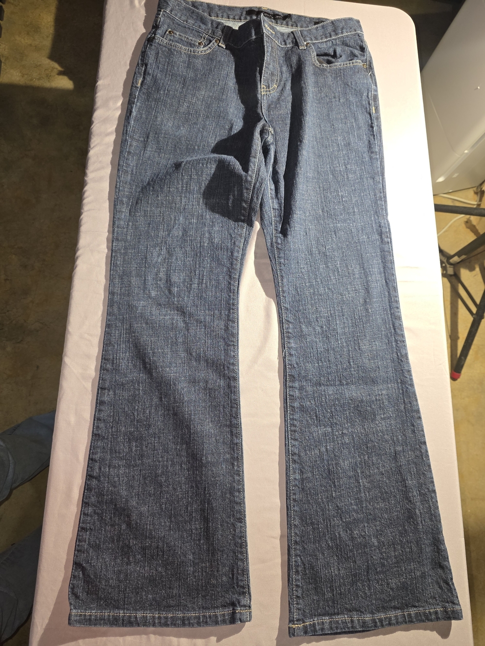 Calvin Klein Women's Dark Blue Flare Jeans 30" Inseam